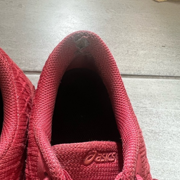 Red ASICS Shoes - Picture 3 of 9